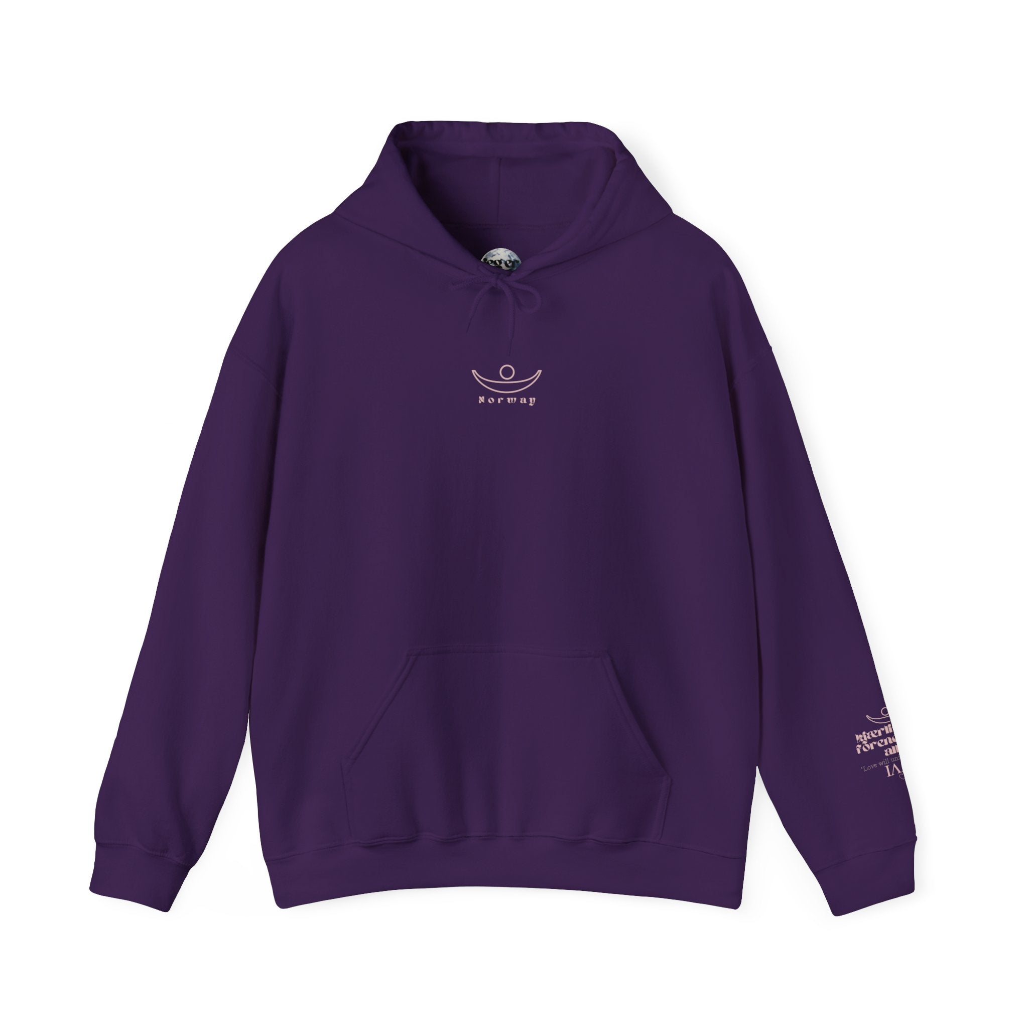 Collection of The Norwegian Love hoodie in a gallery layout