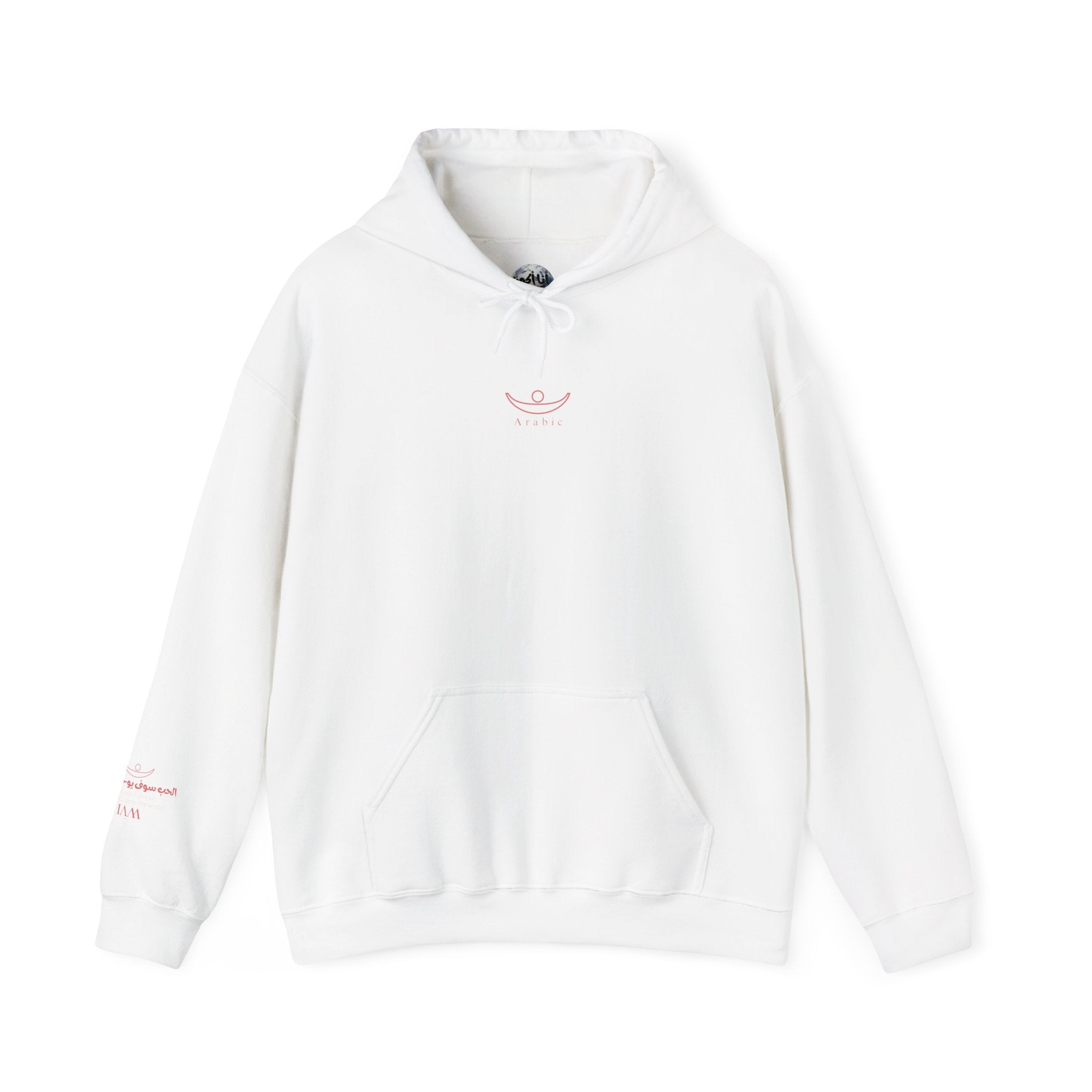 Collection of THE ARABIC LOVE HOODIE in a gallery layout